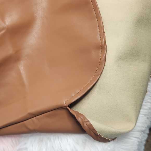 VEVERET Vegan Leather Shacket - Picture 7 of 14